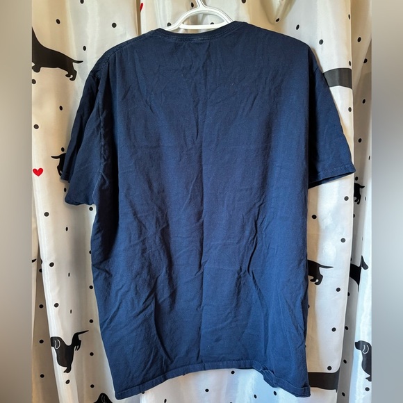 Navy Blue Graphic Tee 2XL - Picture 3 of 3